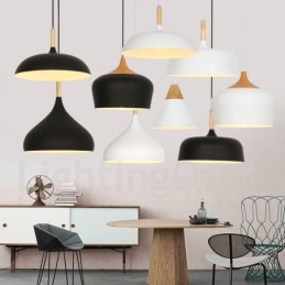 Lampada a sospensione moderna contemporanea in metallo 1 luce