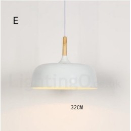 Lampada a sospensione moderna contemporanea in metallo 1 luce