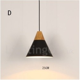 Lampada a sospensione moderna contemporanea in metallo 1 luce