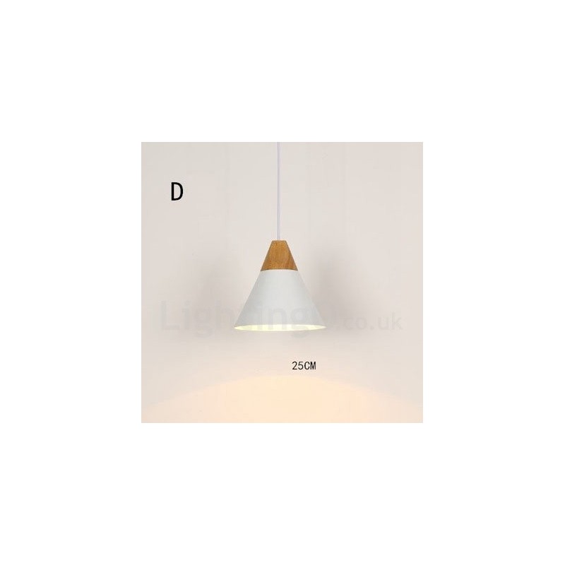 Lampada a sospensione moderna contemporanea in metallo 1 luce