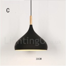 Lampada a sospensione moderna contemporanea in metallo 1 luce