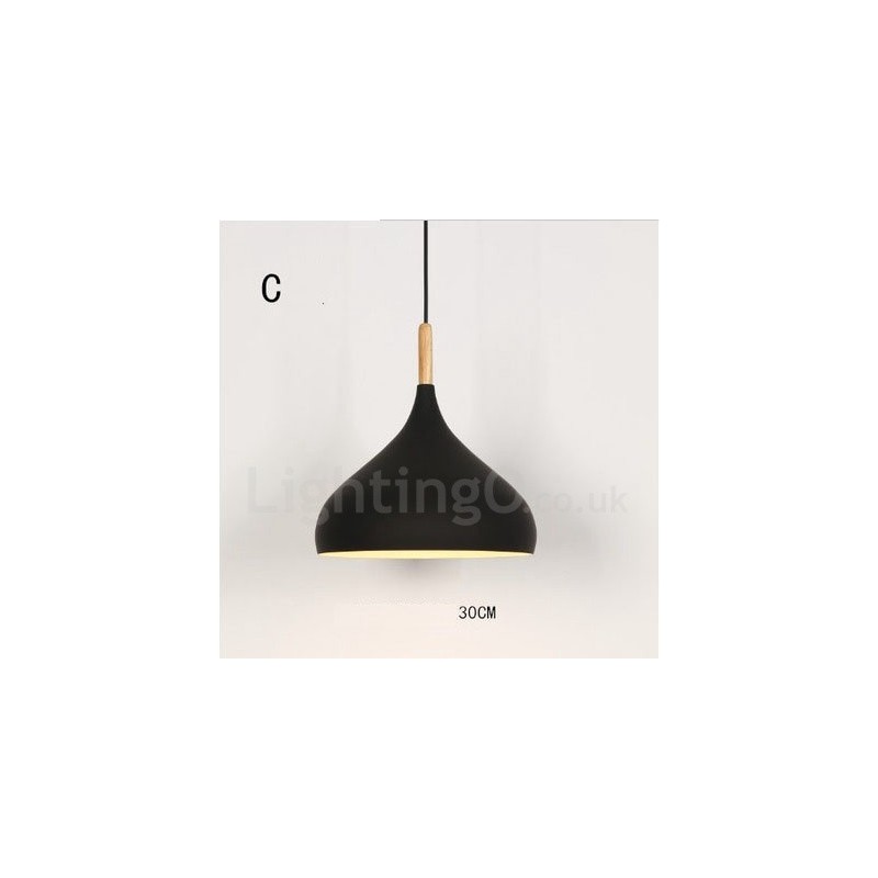 Lampada a sospensione moderna contemporanea in metallo 1 luce