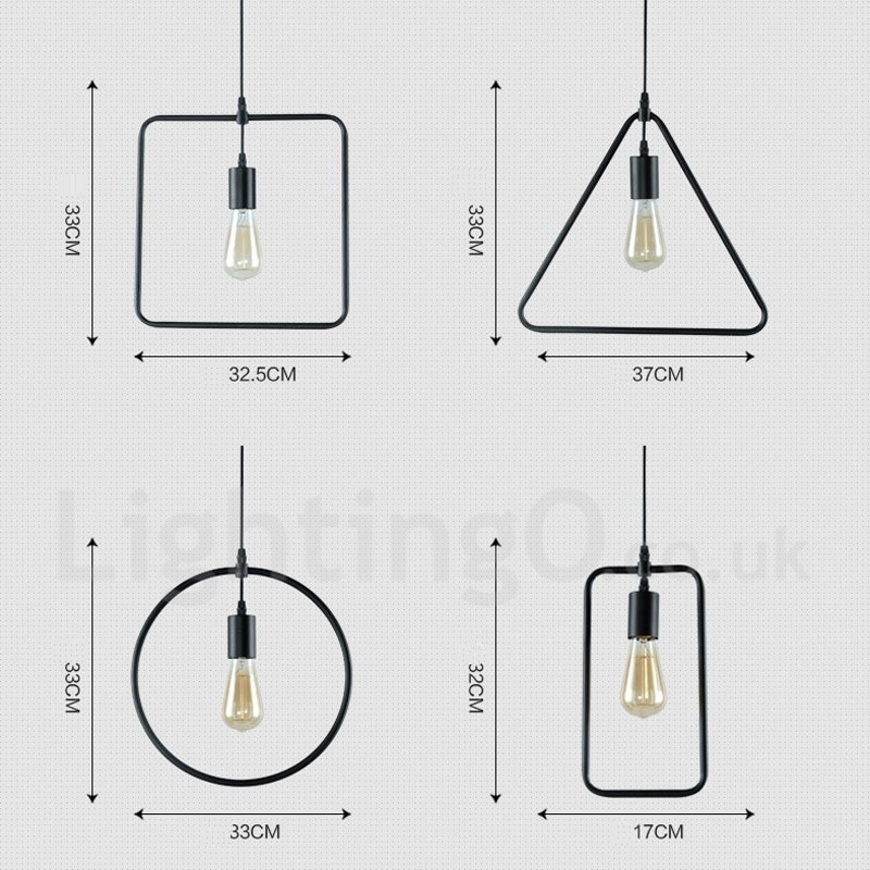 Lampada a sospensione contemporanea in metallo 1 luce