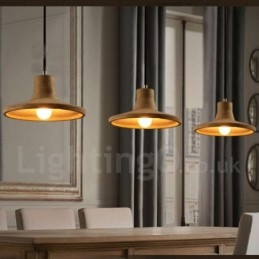 Lampada a sospensione in cemento moderna contemporanea a luce singola
