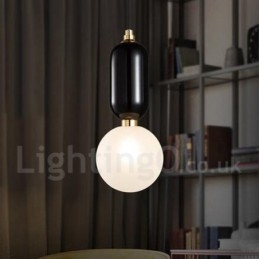 Lampada a sospensione moderna contemporanea in vetro