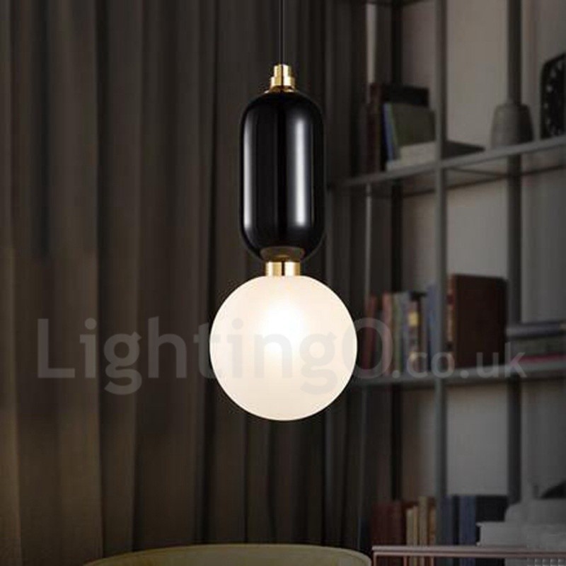 Lampada a sospensione moderna contemporanea in vetro