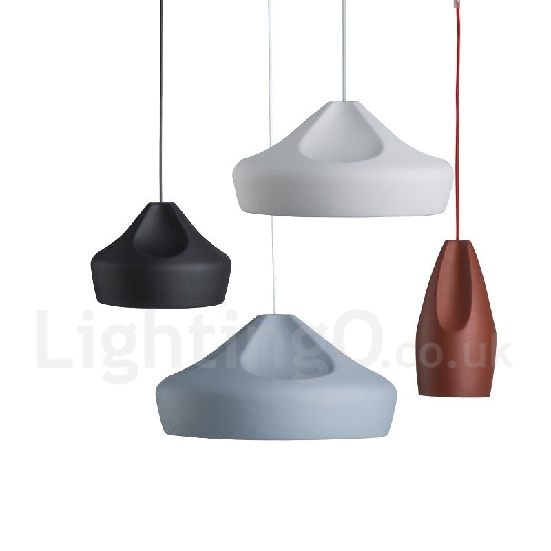 Lampada a sospensione moderna multicolore in metallo, cavo regolabile 1,5 m, LED