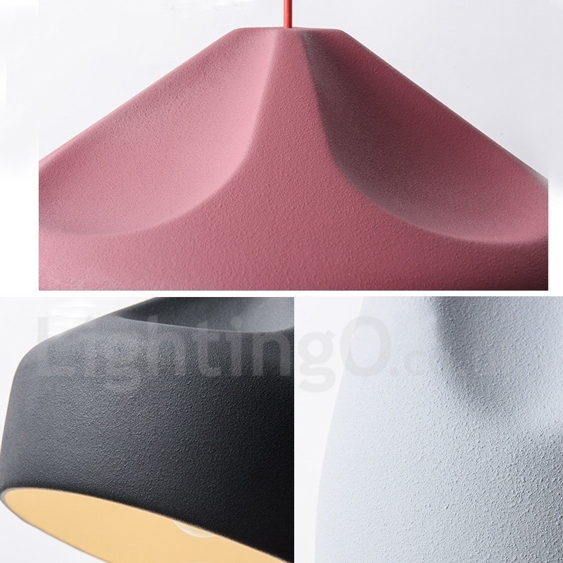 Lampada a sospensione moderna multicolore in metallo, cavo regolabile 1,5 m, LED