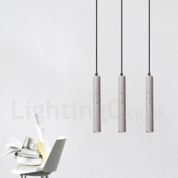Lampada a sospensione in cemento moderna contemporanea 1 luce