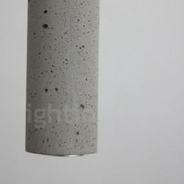 Lampada a sospensione in cemento moderna contemporanea 1 luce