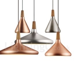 Lampada a sospensione moderna in acciaio inox 1 luce 380 mm