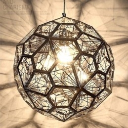 Lampada a sospensione moderna contemporanea a globo 1 luce