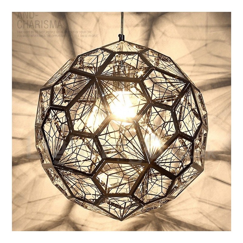 Lampada a sospensione moderna contemporanea a globo 1 luce