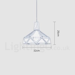 Lampada a sospensione contemporanea multicolore a 1 luce