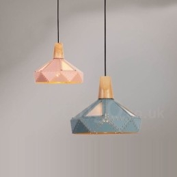 Lampada a sospensione contemporanea multicolore a 1 luce