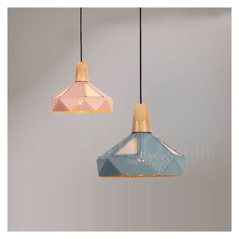 Lampada a sospensione contemporanea multicolore a 1 luce