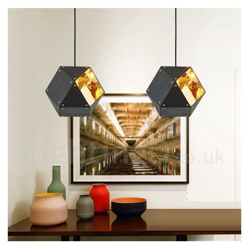 Lampada a sospensione moderna contemporanea 1 luce 15,5 x 16,5 cm
