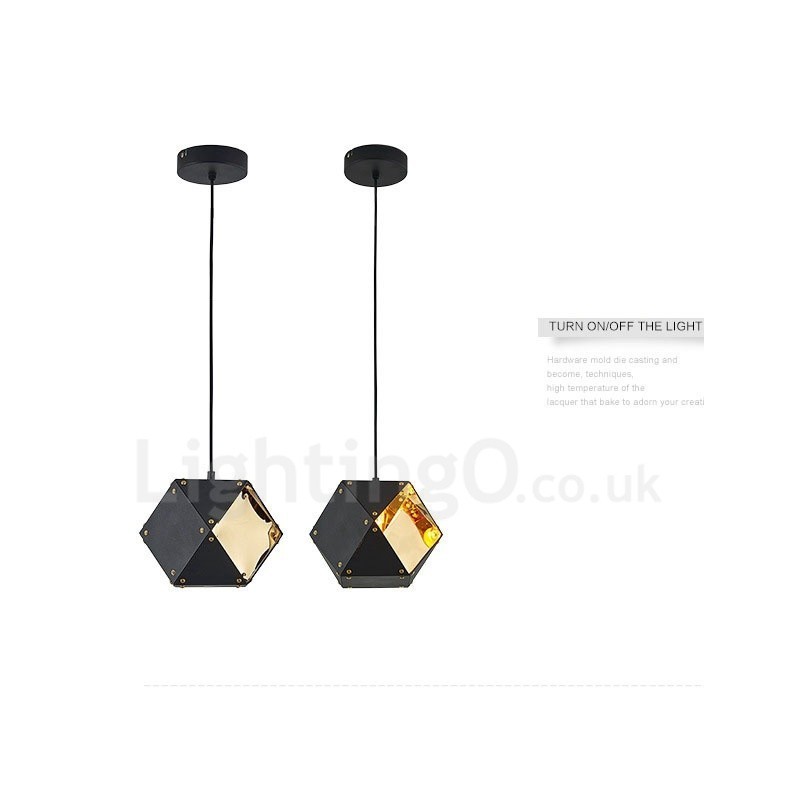Lampada a sospensione moderna contemporanea 1 luce 15,5 x 16,5 cm