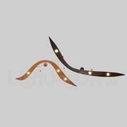 Lampada a sospensione moderna in legno 3 luci