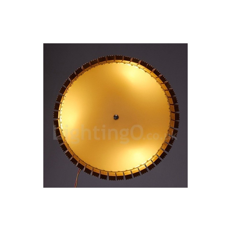Lampada a sospensione a tamburo in legno 44,5 cm