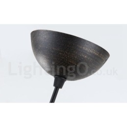 Lampada a sospensione vintage retrò in metallo 1 luce
