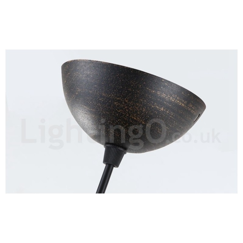 Lampada a sospensione vintage retrò in metallo 1 luce