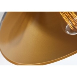 Lampada a sospensione vintage retrò in metallo 1 luce