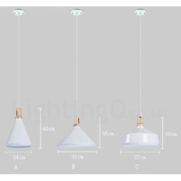 Lampada a sospensione moderna contemporanea 1 luce LED metallo