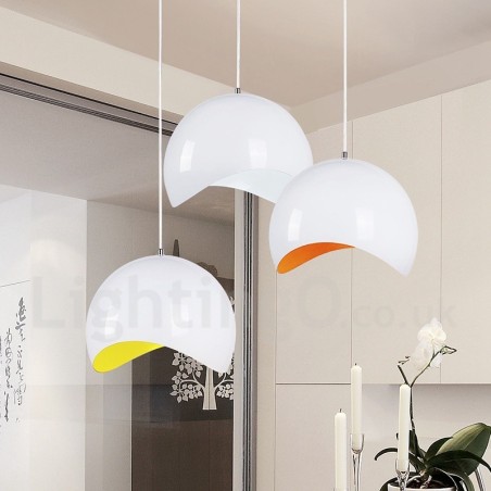 Lampada a sospensione moderna contemporanea in metallo, 20 cm, LED