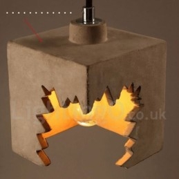 Lampada a sospensione in marmo 150 x 150 mm