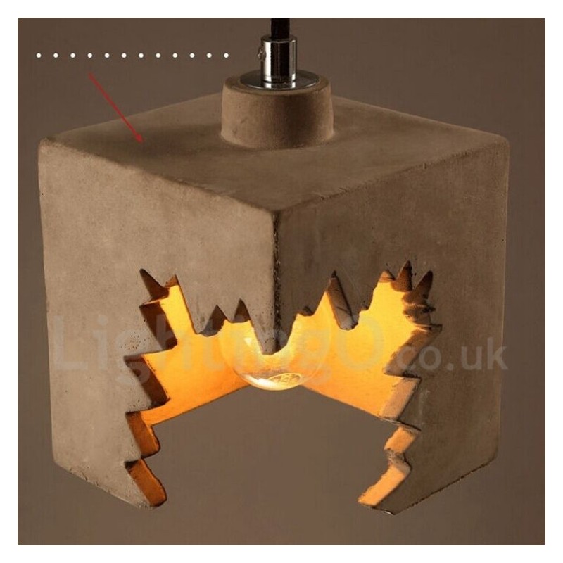 Lampada a sospensione in marmo 150 x 150 mm