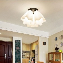 Lampadario rustico a 3 luci 33 x 28 cm