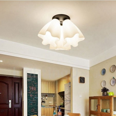 Lampadario rustico a 3 luci 33 x 28 cm