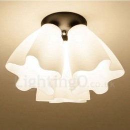 Lampadario rustico a 3 luci 33 x 28 cm