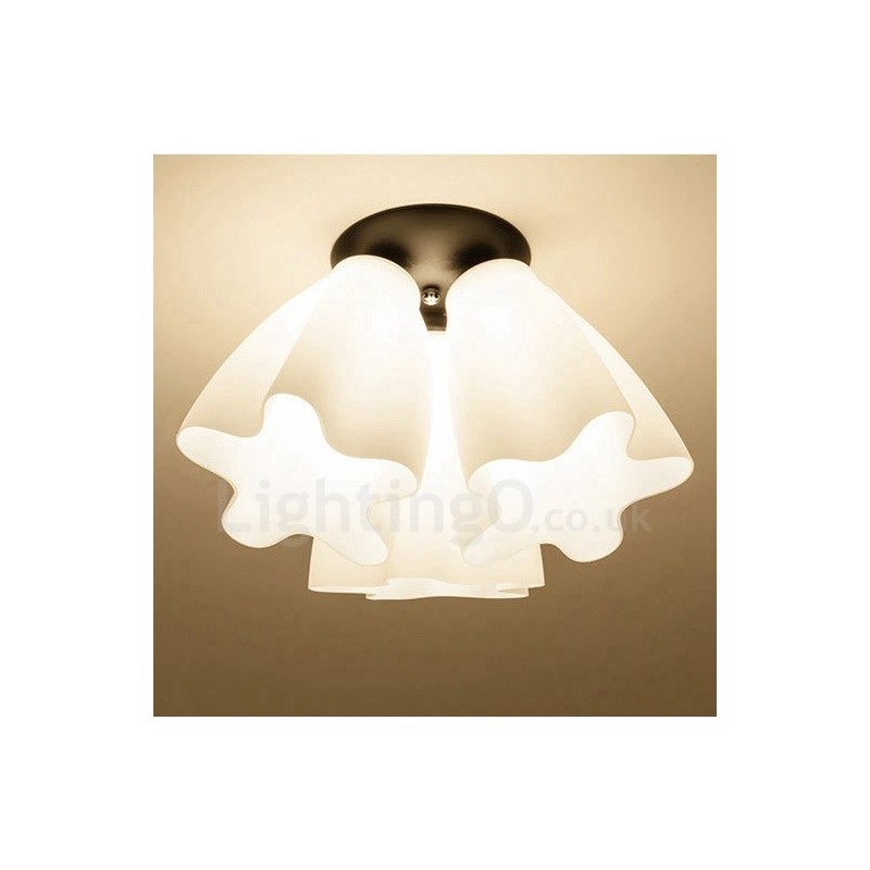 Lampadario rustico a 3 luci 33 x 28 cm