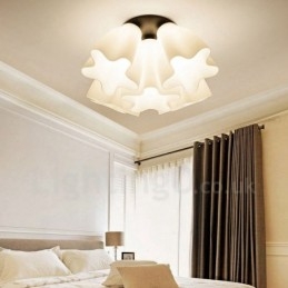 Lampadario rustico a 5 luci 50 x 28 cm