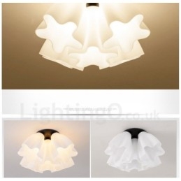 Lampadario rustico a 5 luci 50 x 28 cm