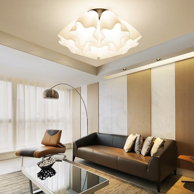 Lampadario rustico a 7 luci 52 x 28 cm