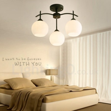 Lampadario classico tradizionale a 3 luci 40 x 38 cm