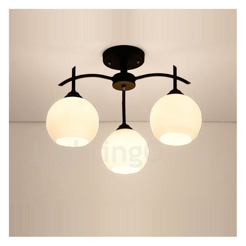 Lampadario classico tradizionale a 3 luci 40 x 38 cm