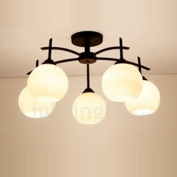 Lampadario classico tradizionale a 5 luci 40 x 61 cm