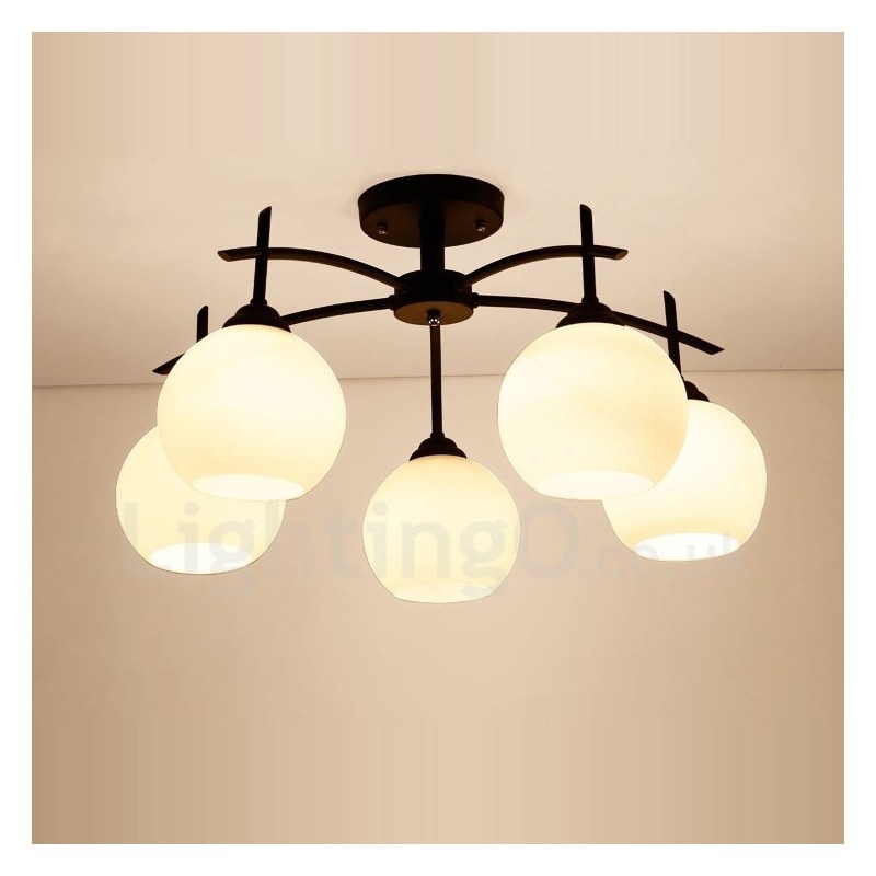 Lampadario classico tradizionale a 5 luci 40 x 61 cm