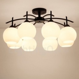 Lampadario classico tradizionale a 8 luci 80 x 43 cm