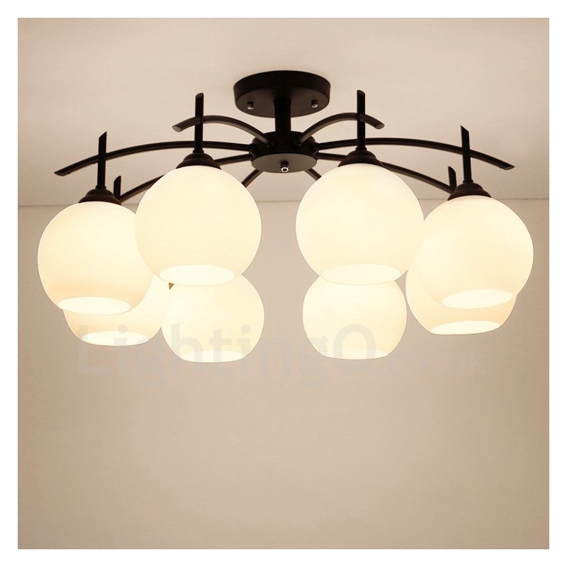 Lampadario classico tradizionale a 8 luci 80 x 43 cm