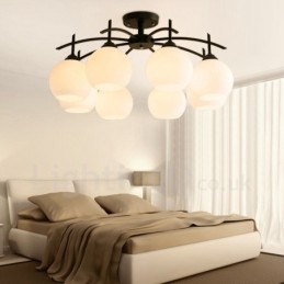 Lampadario classico tradizionale a 8 luci 80 x 43 cm