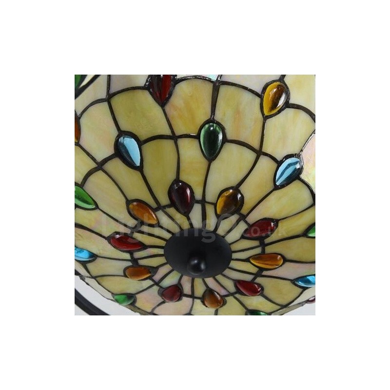 Lampadario mediterraneo a 4 luci 58 x 30 cm E27