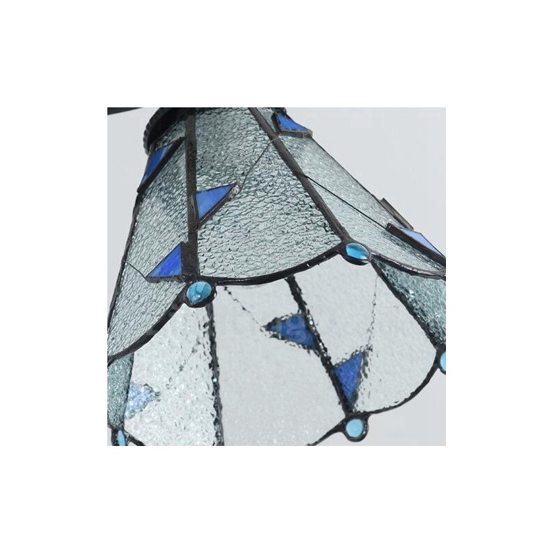 Lampadario in metallo stile mediterraneo 4 luci 58 x 30 cm