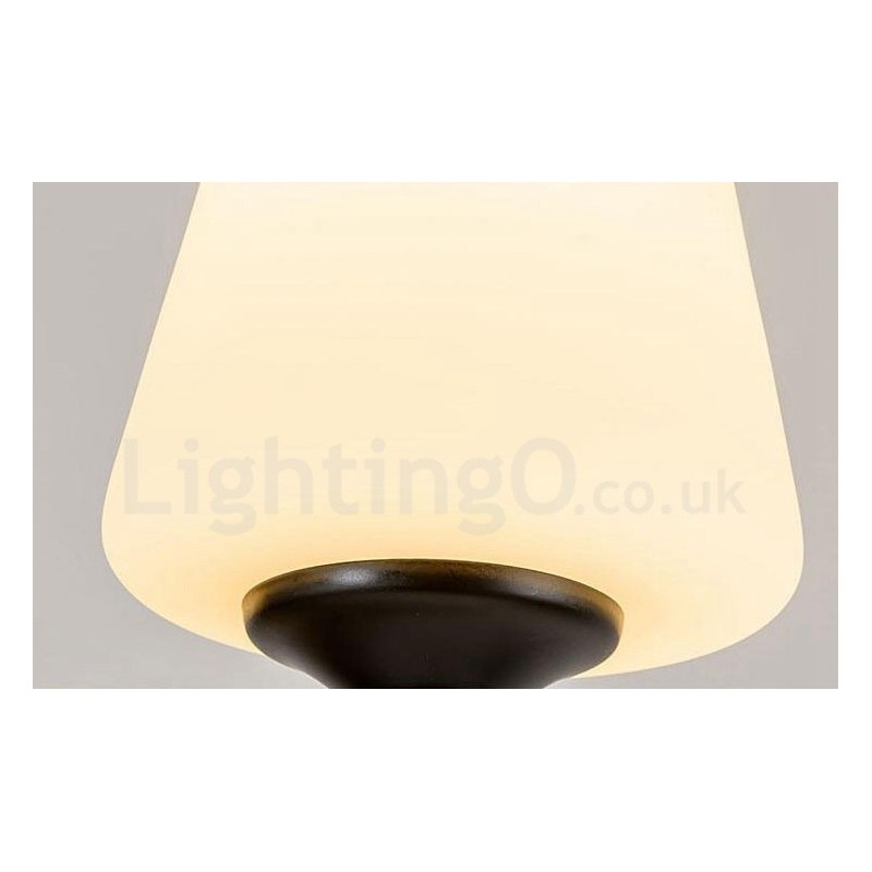 Lampadario rustico in metallo Rustic Lodge a 8 luci con LED integrato 80x40 cm