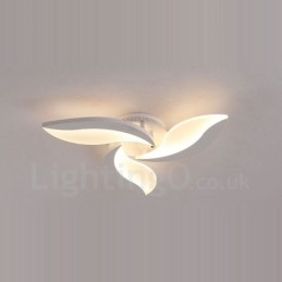 Lampadario moderno contemporaneo a 3 luci con LED integrato 60 x 10 cm