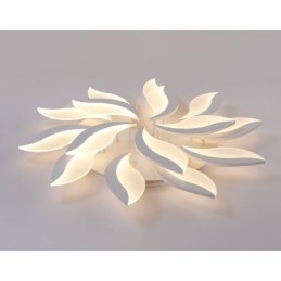 Lampadario contemporaneo LED integrato 15 luci 128 W 120 x 15 cm